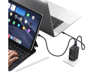 USAMS Kabel pleciony 240W USB-C/USB-C 1,2m stalowy - 1569087 - zdjęcie 6